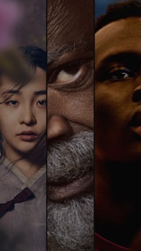 a collage of movie posters with a man and a woman